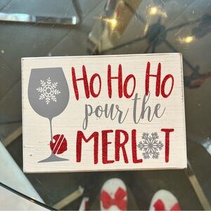 christmas wooden sign!